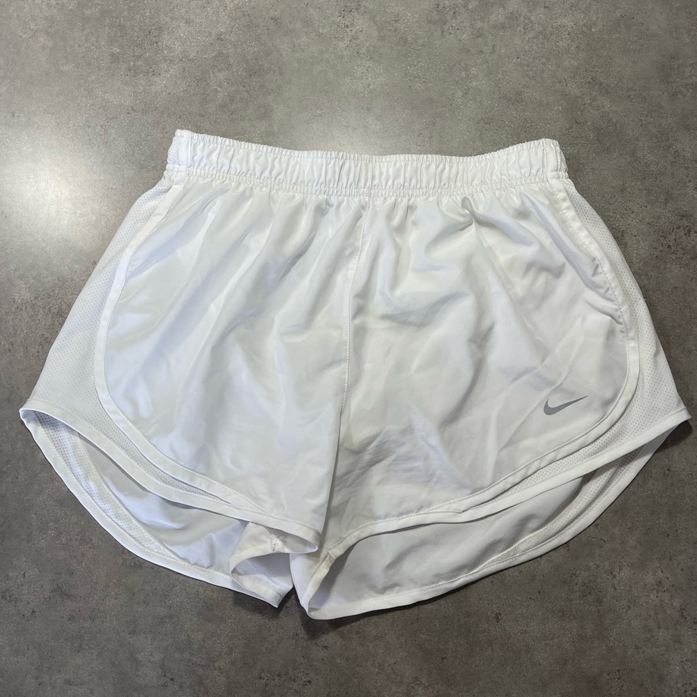 Nike White Athletic Shorts
